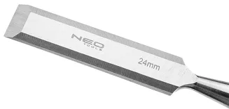 Neo Dłuta 6, 12, 18, 24 mm, zestaw 4 szt. Uchwyt drewniany 37-800 - 9