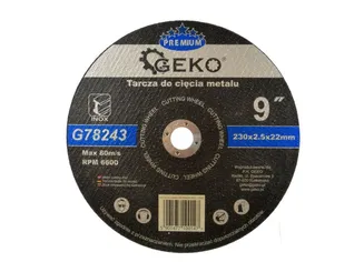 Geko Tarcza do cięcia metalu 230x2,5mm 5szt. G78243  - 2