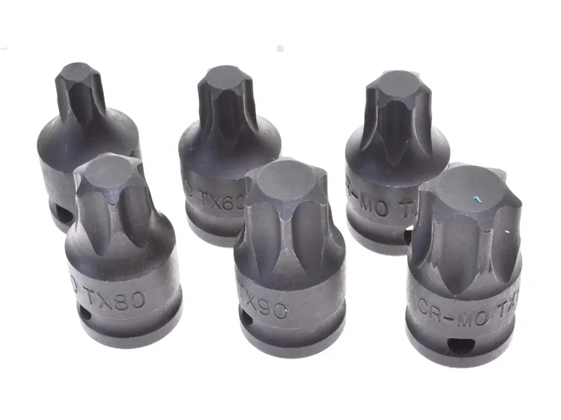 Quatros Klucze nasadowe udarowe e-TORX T55-T100 QS50067
