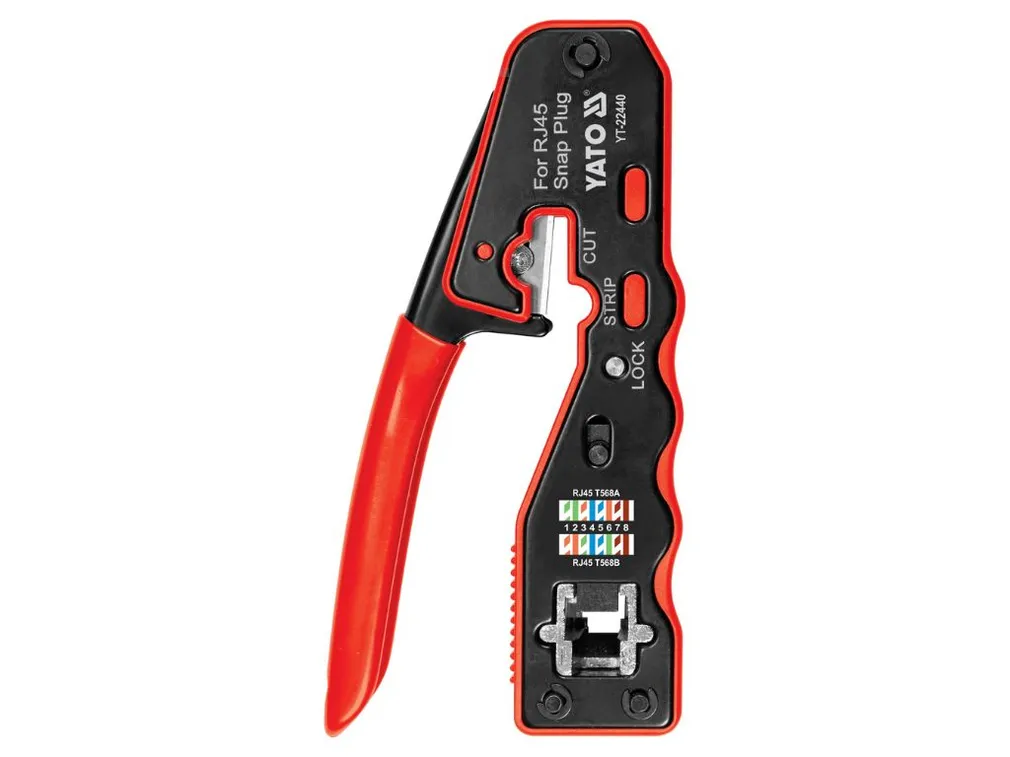 Yato Szczypce do zaciskania RJ45 przelotowych YT-22440 