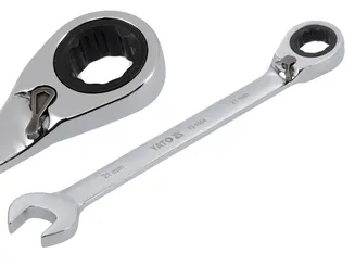 Yato Klucz płasko-oczkowy z grzechotką 21 mm YT-1664 - 2