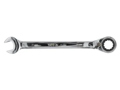 Yato Klucz płasko-oczkowy z grzechotką 21 mm YT-1664