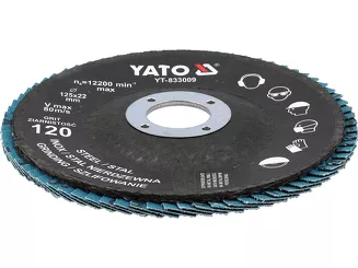 Yato Ściernica listkowa cyrkonowa 125 mm P120 YT-833009 - 3