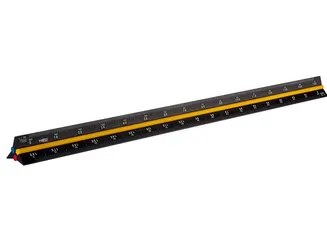 Neo Przymiar linijka aluminiowa skalówka 300mm 72-205 - 4