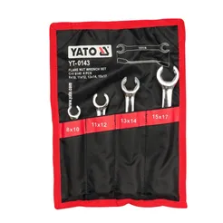 Yato Klucze oczkowe otwarte 4 szt. 8-17 mm YT-0143 