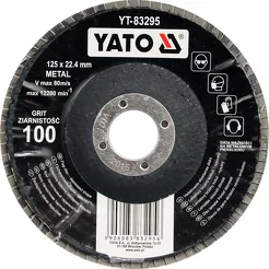 Yato Ściernica listkowa talerzowa wypukła 125mm GR.80  YT-83294 