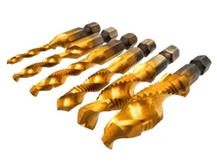 Waart Wiertła gwintujące do gwintów zestaw M3-M10 HEX 1/4" W21M796