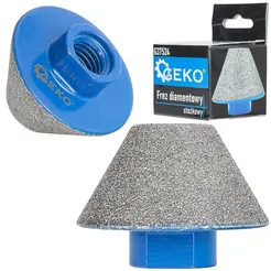 Geko Frez diamentowy stożkowy 20–48 mm gwint M14 G37524