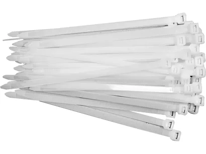 Yato Opaski zaciskowe nylonowe białe 200 x 7,6 mm 50 szt. YT-70630