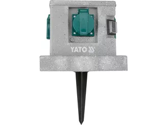 Yato Gniazdo ogrodowe kamień sześciokątne wbijane IP44 230 V YT-81272 - 2