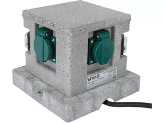 Yato Gniazdo ogrodowe kamień sześciokątne wbijane IP44 230 V YT-81272 - 7
