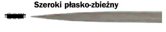 Kennedy Pilnik igiełkowy półgładzik ślusarski precyzyjny szeroki płasko-zbieżny 140mm KEN0315720  - 2