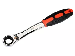 Yato Klucz oczkowy odgięty przelotowy z grzechotką 12 mm YT-02374