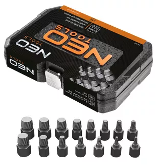NEO Tools Zestaw wykrętaków do zerwanych śrub 15 szt. HSS 09-607 - 5
