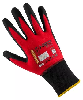 Neo Rękawice robocze ultraflex, nylon-spandex, pokrytcie polimetrowo-nitrylowe (foam), 4131X, rozmiar 10 97-622-10 - 3