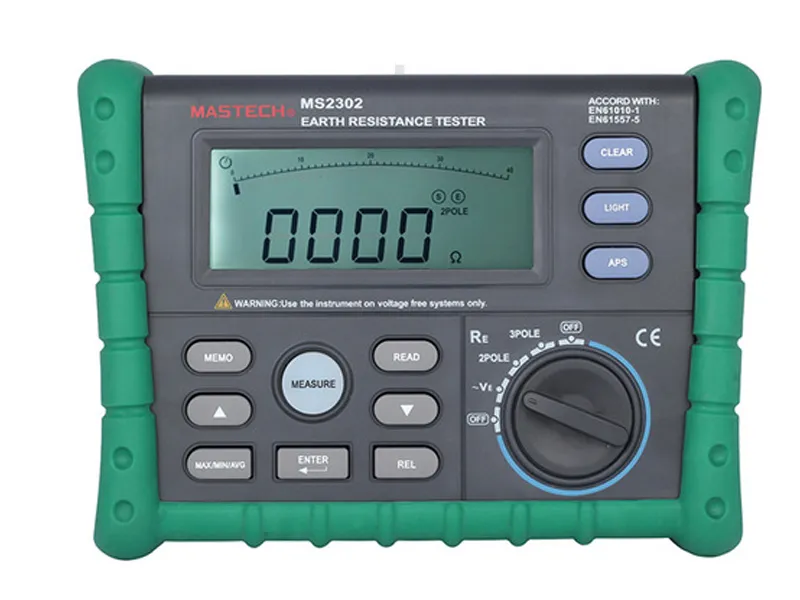 Mastech Miernik rezystancji uziemienia  MS-2302 07310