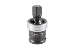 Quatros Przegub kulowy udarowy 3/8" chromowany QS50703