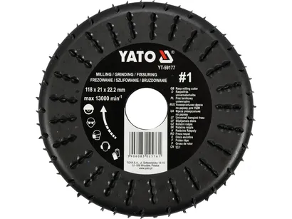 Yato Frez tarnikowy uniwersalny do drewna i tworzyw 118mm YT-59177