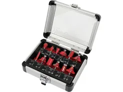 Yato Frezy do drewna trzpień fi 6mm zestaw 12 sztuk YT-68006