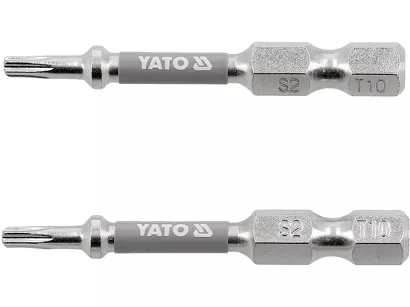 Yato Bity udarowe 1/4"x50 mm T10 2 szt. niklowane YT-78031