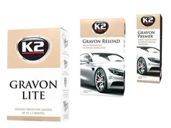 Powłoka ceramiczna K2 Gravon Lite 50ml + Gravon Primer + Gravon Reload 
