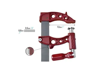 Piher Ściski stolarskie Maxipress F 120cm P60120 - 2