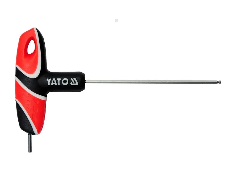 Yato Klucz trzpieniowy typu T hex z kulką (2.5 - 10mm)