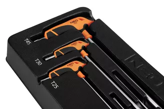 Neo zestaw kluczy Torx 6 sztuk wkładka 84-264 - 4