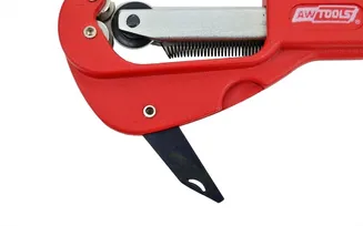 AWTOOLS Obcinak do rur PCV AL CU szybkonastawny z gratownikiem AW31530 - 6