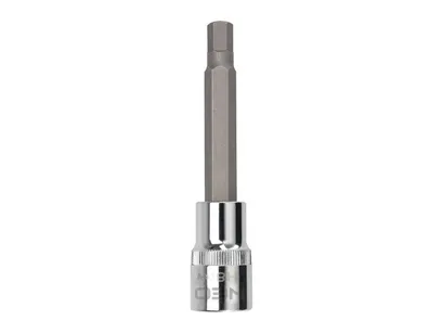 Neo Klucz ampułowy HEX długi z nasadką 1/2" 6mm 08-781