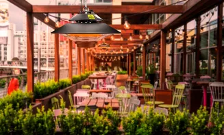 Neo Promiennik ciepła 1500W sufitowy na podczerwień IP44 pilot 90-034 - 2
