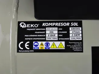 Geko Kompresor olejowy 50L G80301 - 5