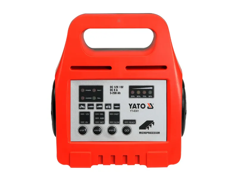 Yato Prostownik ładowarka elektroniczna 6V/12V YT-8301 