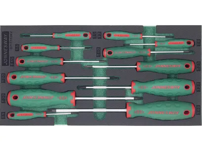 Jonnesway Komplet wkrętaków Torx we wkładce 12szt D71T112KV 