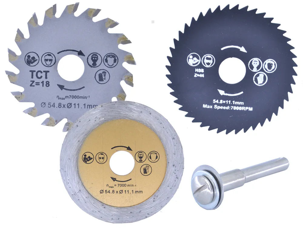 XL Tools Tarcze HSS TCT diament 3szt. 50mm + trzpień KAM28