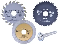 XL Tools Tarcze HSS TCT diament 3szt. 50mm + trzpień KAM28