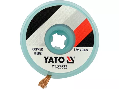Yato Plecionka rozlutowująca do usuwania cyny 3,0 mm x 1,5 m YT-82532a