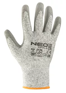 Neo Rękawice antyprzecięciowe pokryte PU, 4X43D, rozmiar 9 97-609-9 - 2