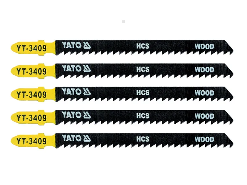 Yato Brzeszczoty do wyrzynarek HCS do drewna 8 TPI 5 szt. YT-3409  PROMOCJA