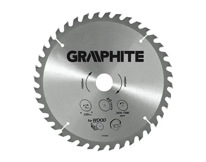Graphite Tarcza widiowa do pilarki 40z, 250x30mm  57H684 