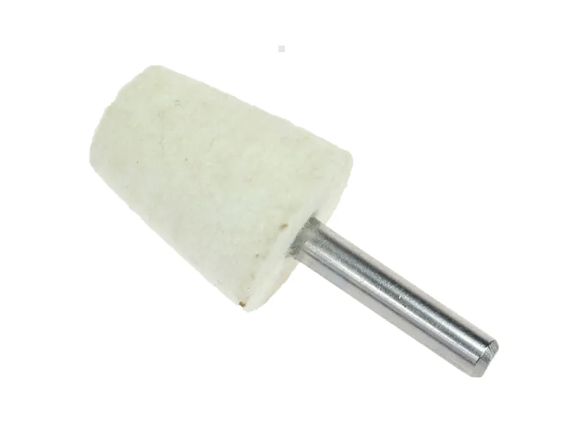 Surex Filc polerski na trzpieniu stożek 25x30mm TFS-2530