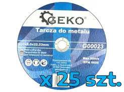 Geko Tarcza do cięcia metalu 230x2.0mm 25szt. G00023 