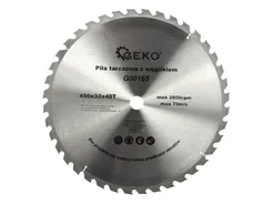 Geko Tarcza do cięcia drewna 450x32mm 40z. G00165 