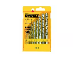 Dewalt Zestaw  wierteł do metalu szlifowane HSS-G 10szt. DT5921-QZ 