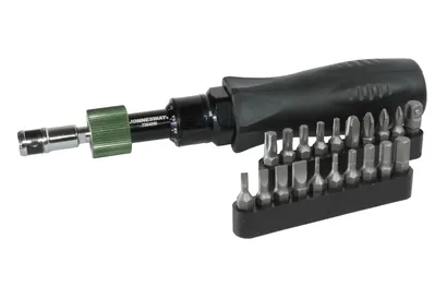 Jonnesway Wkrętak dynamometryczny 1/4" 0.2-1.2Nm z zestawem bitów T350212