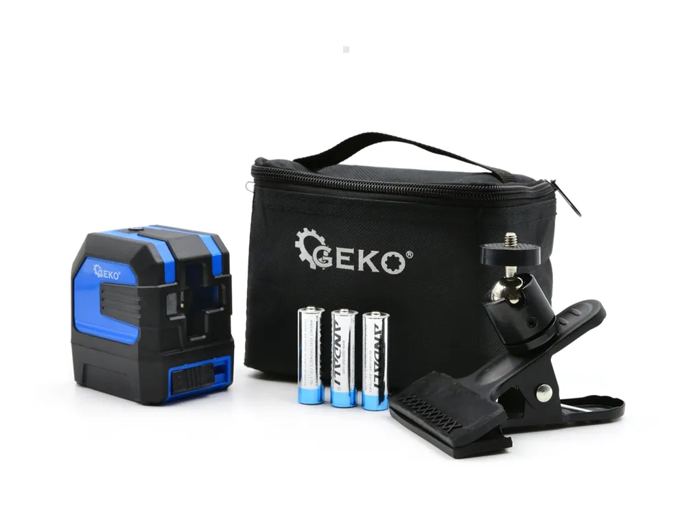 Geko Poziomica laserowa krzyżowa samopoziomująca Basic G03302 