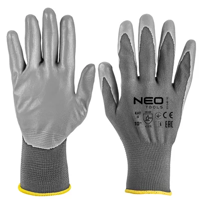Neo Rękawice robocze, poliester pokryty PU, 4131X, rozmiar 10 97-646-10
