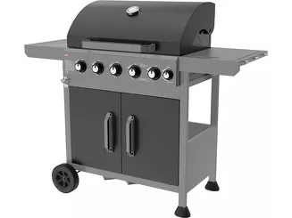 Lund Grill gazowy 5+1 z żeliwnym rusztem 17,5 kW 99636 - 2