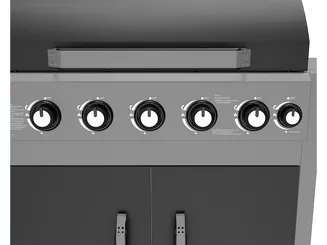 Lund Grill gazowy 5+1 z żeliwnym rusztem 17,5 kW 99636 - 13