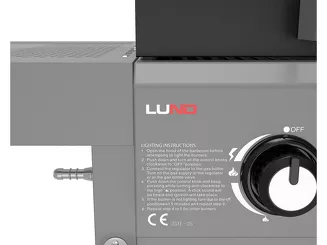Lund Grill gazowy 5+1 z żeliwnym rusztem 17,5 kW 99636 - 10